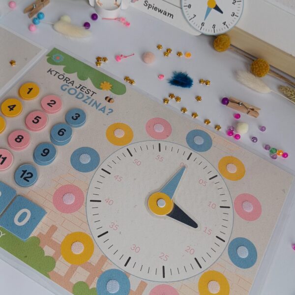 Plansza z zegarem